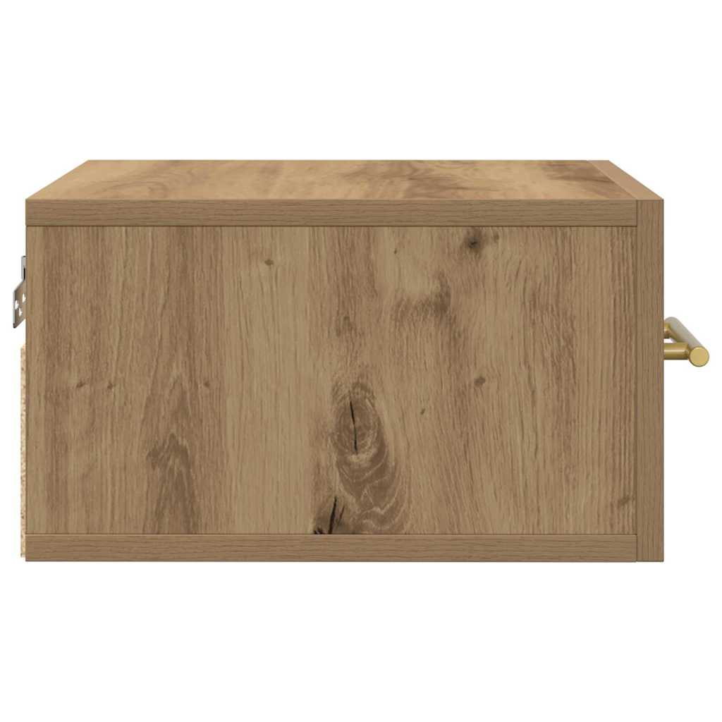 Nachttisch 2 pcs Artisan-Eiche 35 x 35 x 20 cm Holzwerkstoff