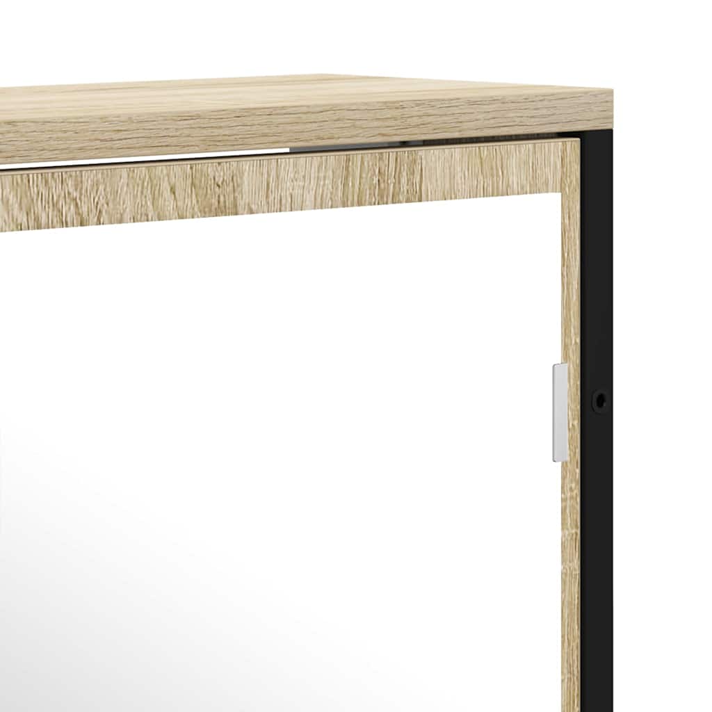 Badezimmer Spiegel mit Regal Wandmontiert Beige 60 x 16 x 60 cm