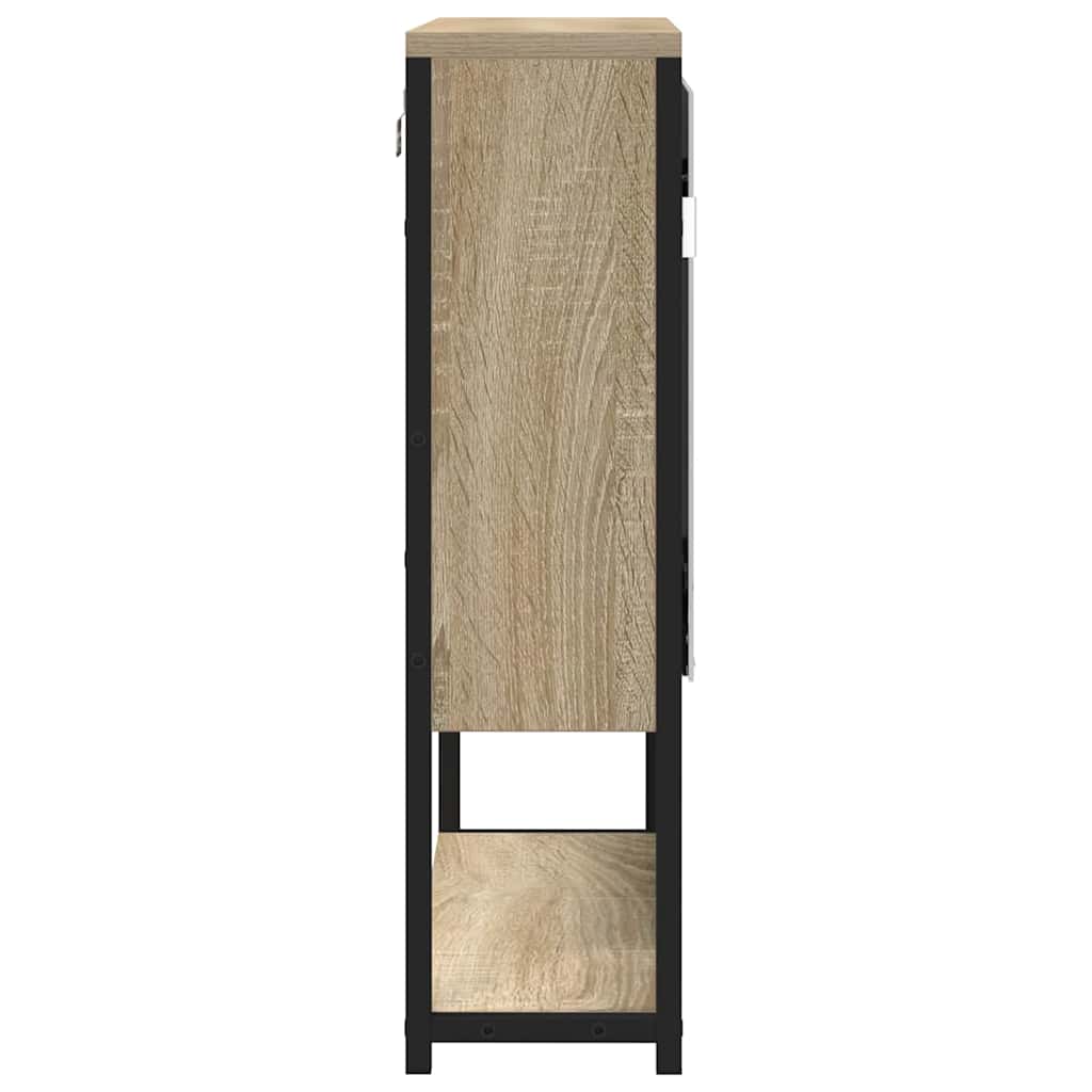 Badezimmer Spiegel mit Regal Wandmontiert Beige 60 x 16 x 60 cm