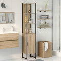 Badezimmerschrank Sonoma 33 x 33 x 185,5 cm Holzwerkstoff