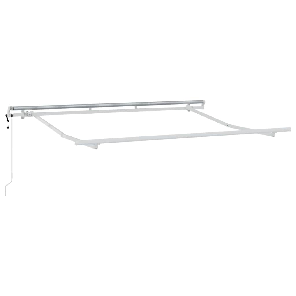 Einziehbare Markise Blau 250 x 200 cm Stoff