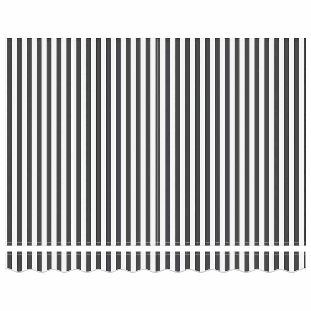 Einziehbare Markise Anthrazit 250 x 200 cm Stoff
