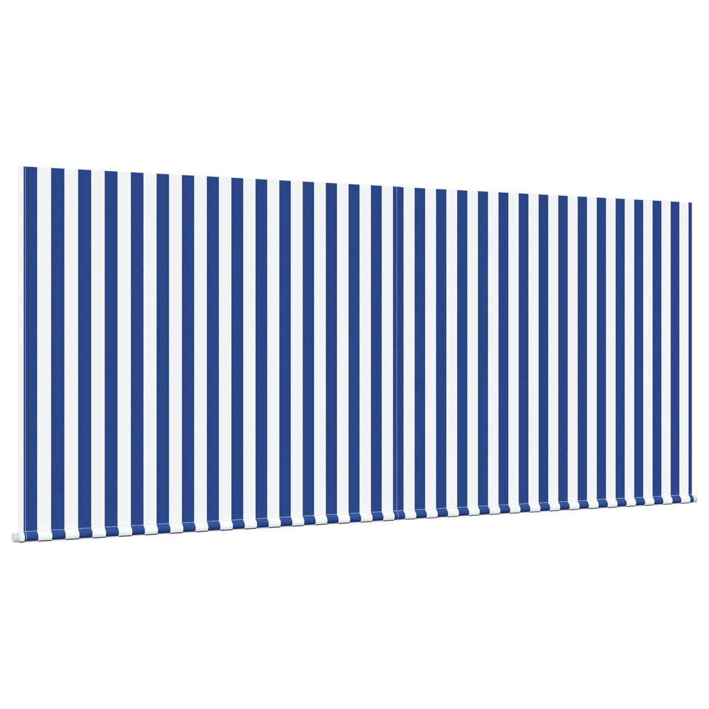 Einziehbare Markise Blau und Weiß 300 x 200 cm