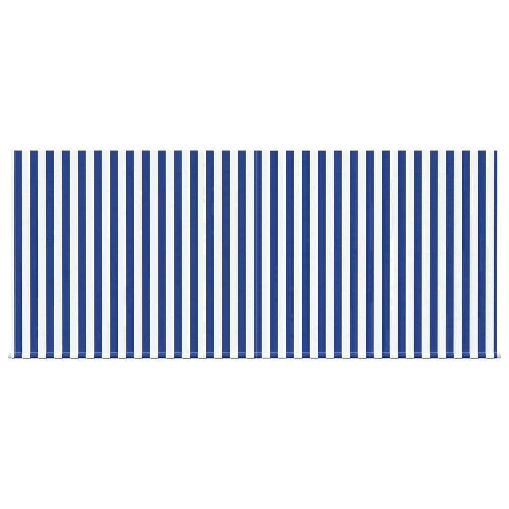 Einziehbare Markise Blau und Weiß 300 x 200 cm