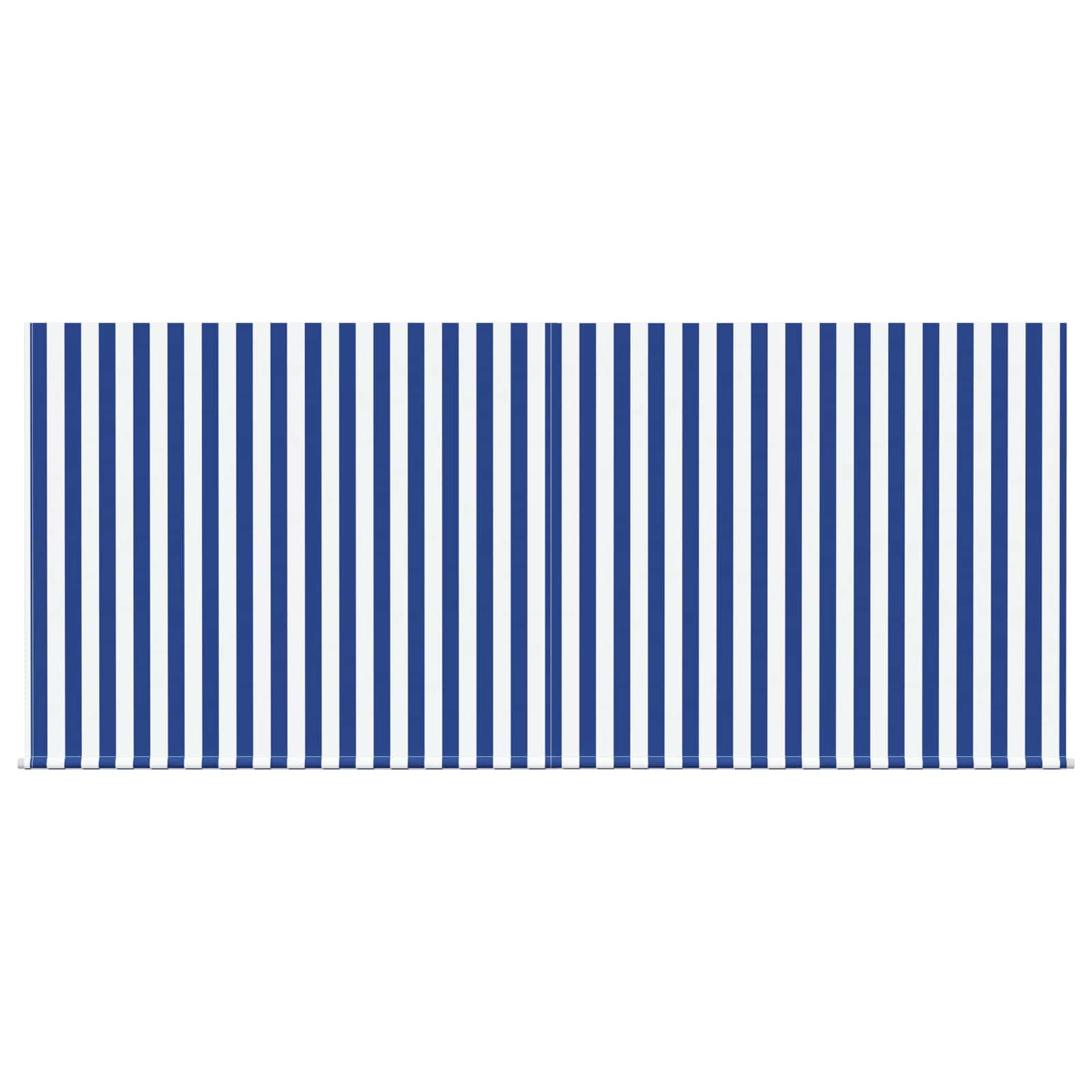 Einziehbare Markise Blau und Weiß 300 x 200 cm