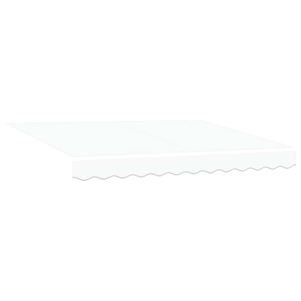 Markisenrahmen Weiß 300 x 200 cm Polyester mit PU-Beschichtung