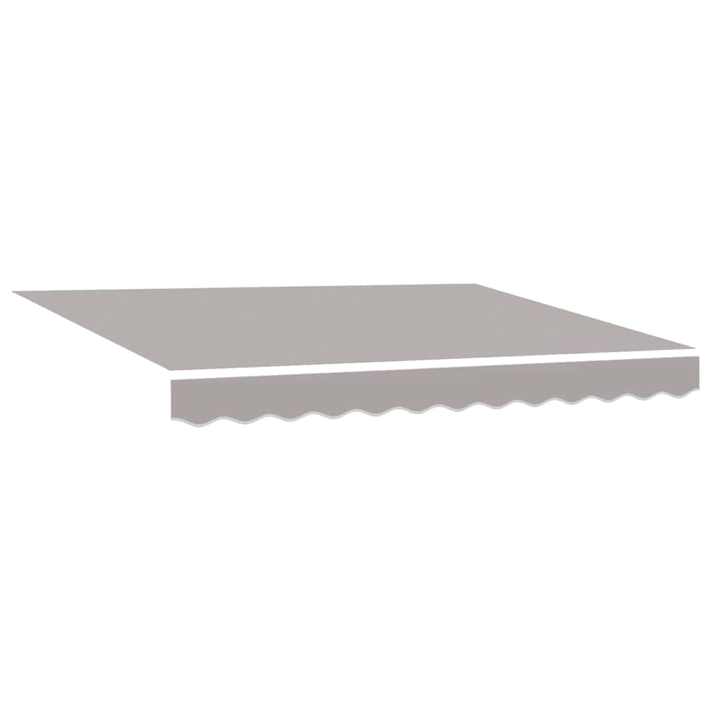 Einziehbare Markise Hellgrau 300 x 200 cm Stoff