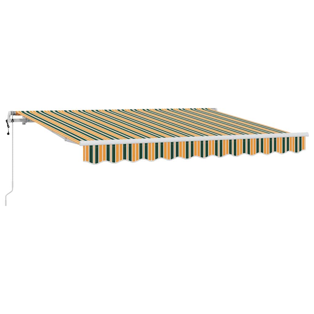 Einziehbare Markise Grün 300 x 200 cm Stoff