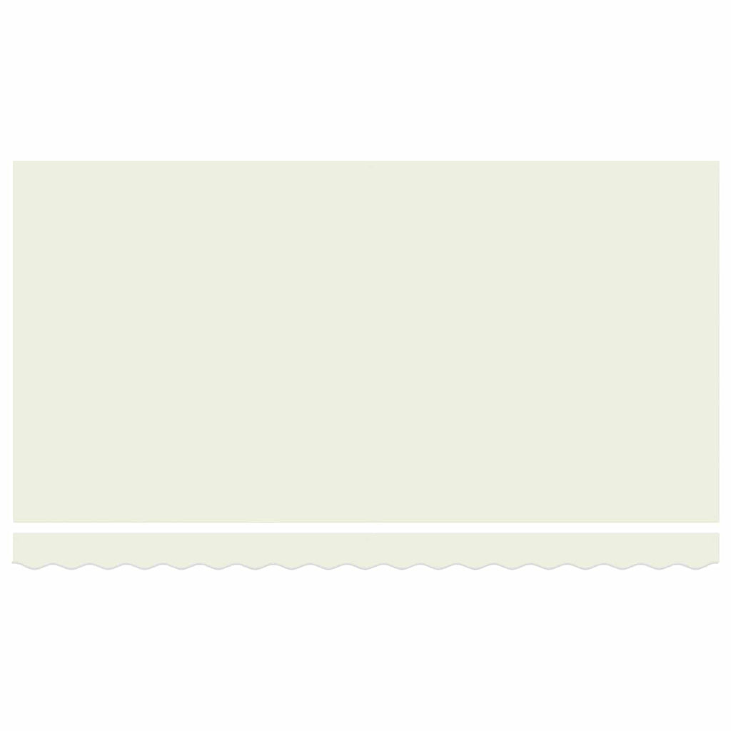 Einziehbare Markise Creme 350 x 200 cm Stoff
