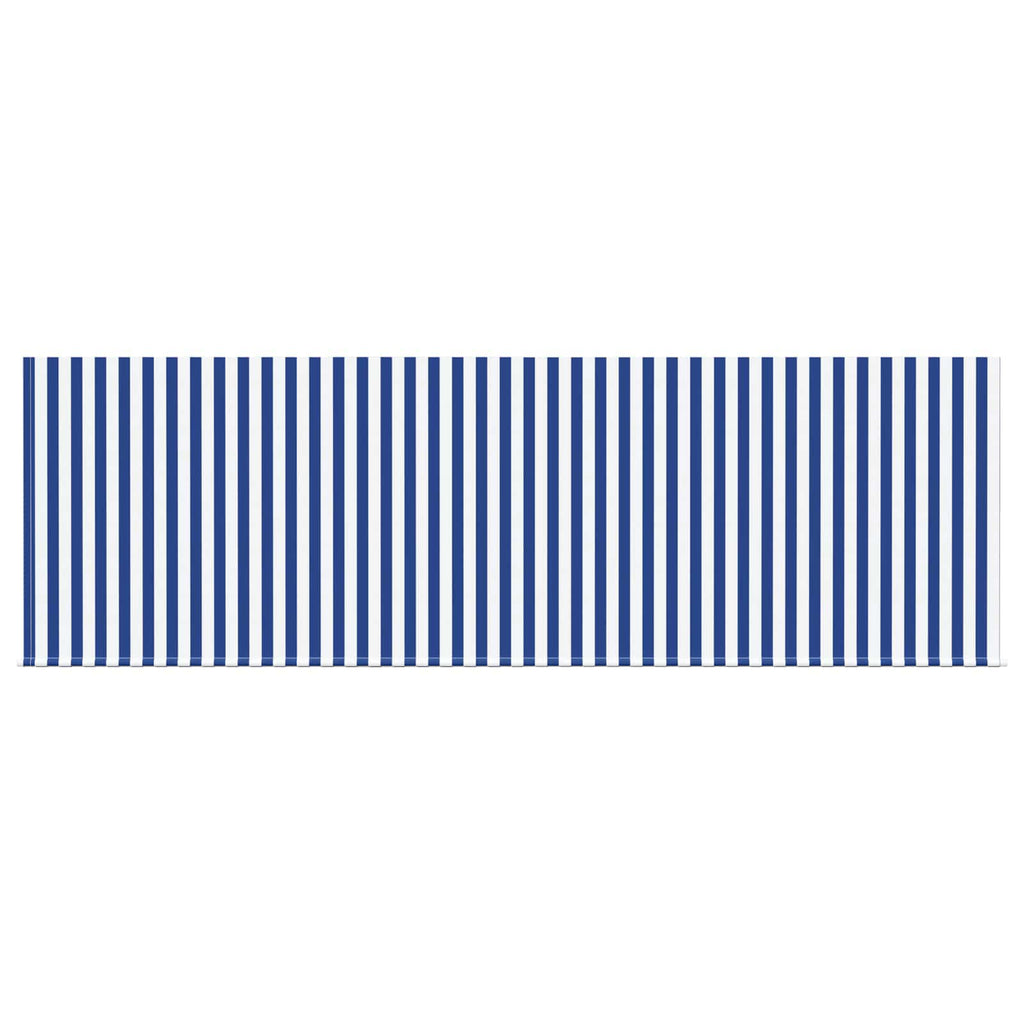 Einziehbare Markise Gestreift Blau 350 x 200 cm Stoff