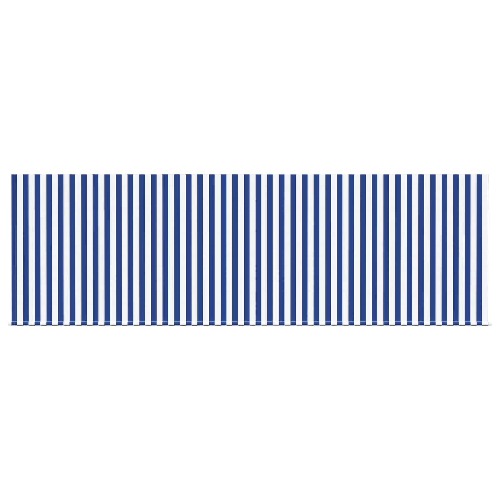 Einziehbare Markise Gestreift Blau 350 x 200 cm Stoff