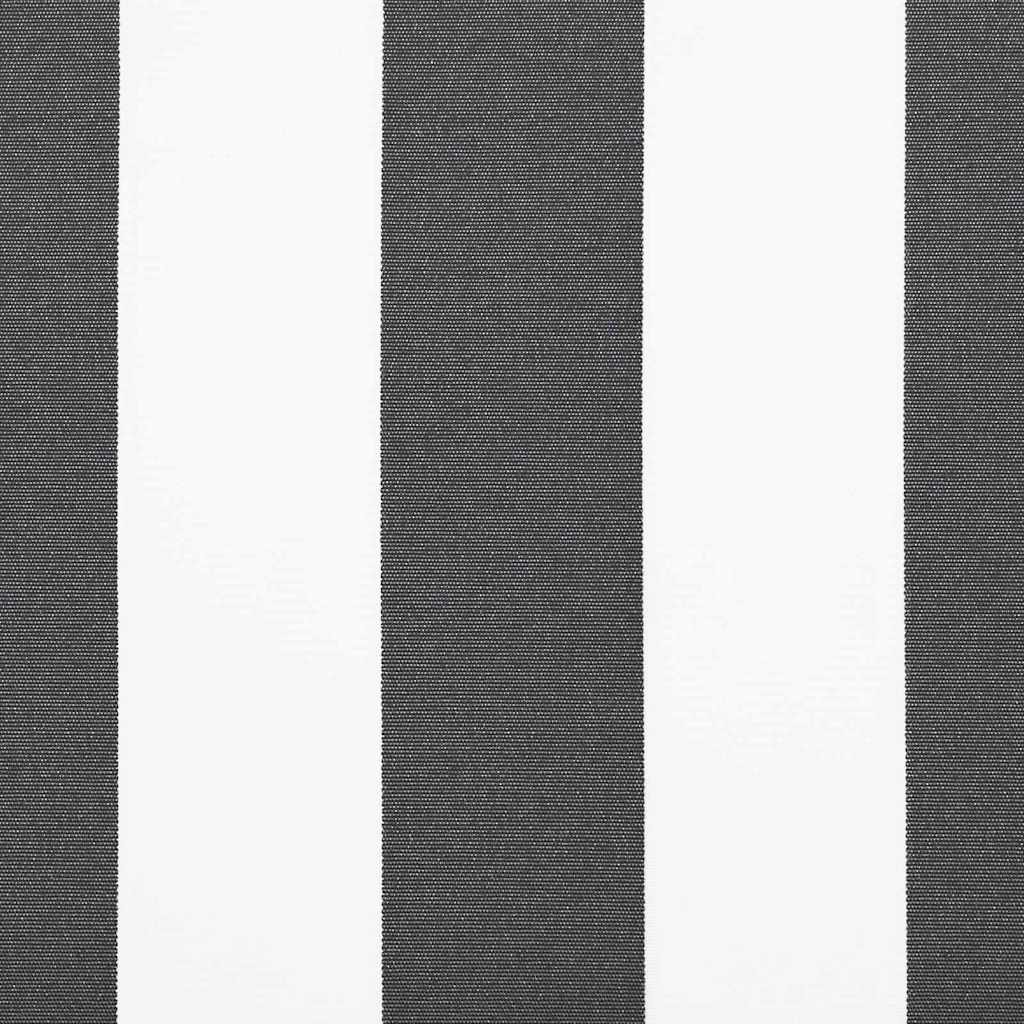 Einziehbare Markise Anthrazit 350 x 200 cm Stoff