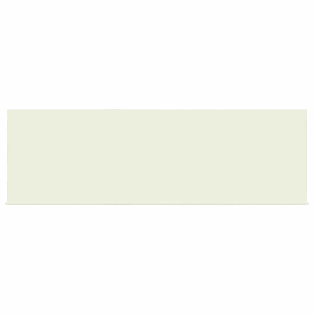 Einziehbare Markise Creme 400 x 200 cm Polyester und Aluminium