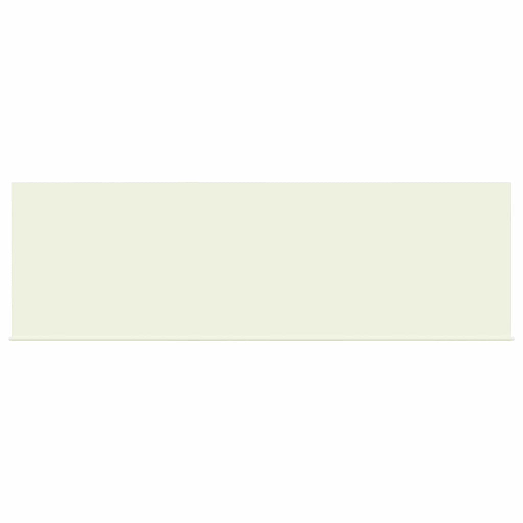 Einziehbare Markise Creme 400 x 200 cm Polyester und Aluminium