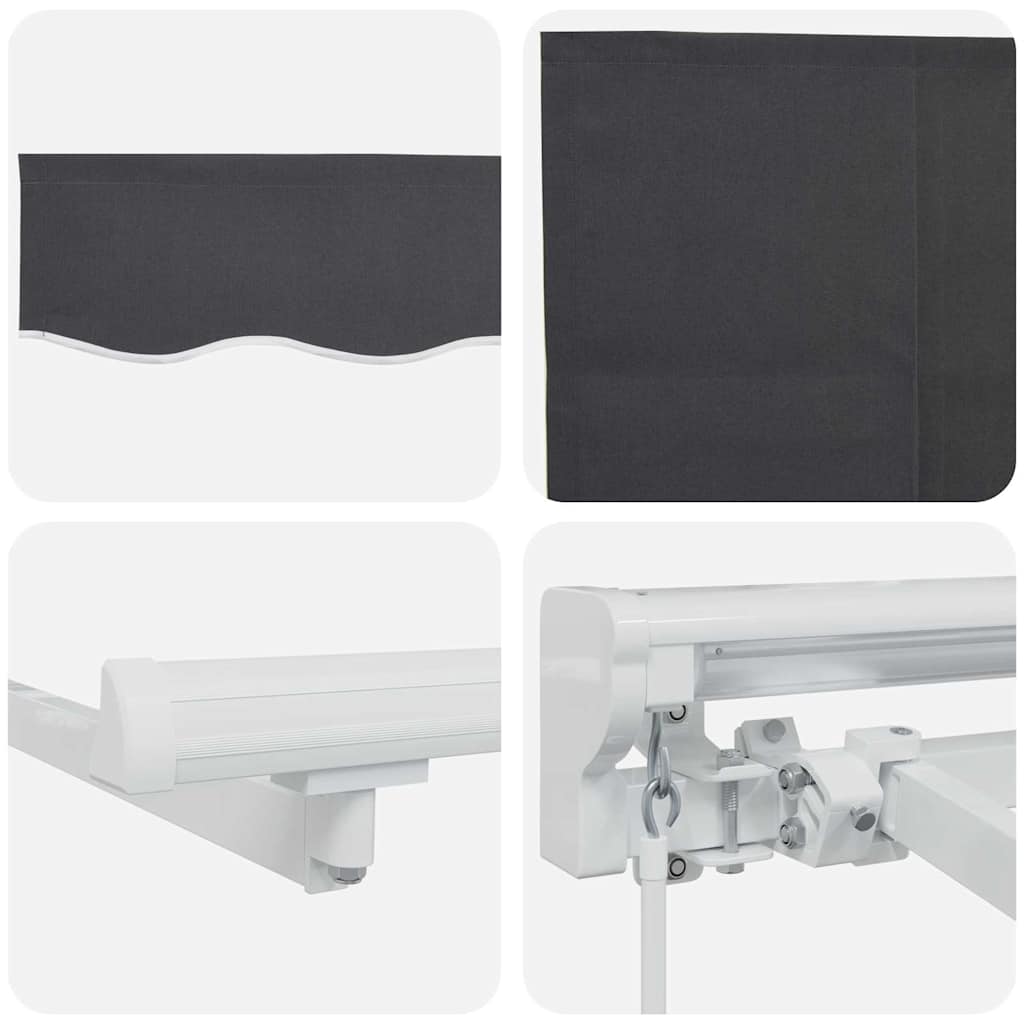 Markisenrahmen Anthrazit 400 x 200 cm