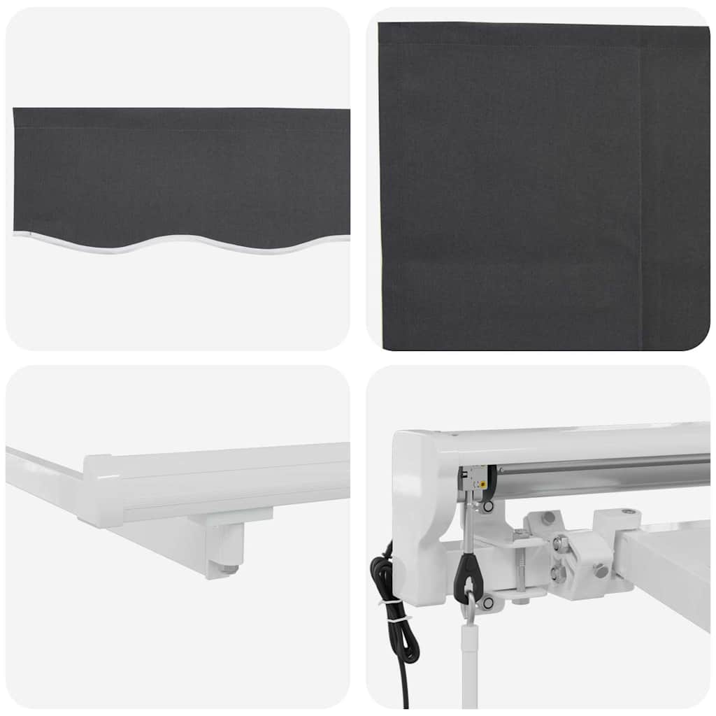 Markisenrahmen Anthrazit 400 x 200 cm