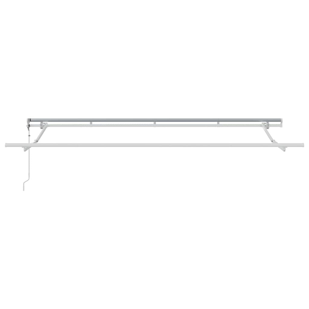 Einziehbare Markise Anthrazit 400 x 200 cm Stoff