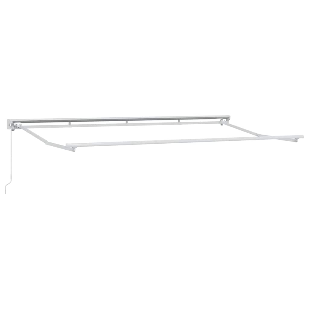 Markisenrahmen Braun 400 x 200 cm Polyester mit PU-Beschichtung