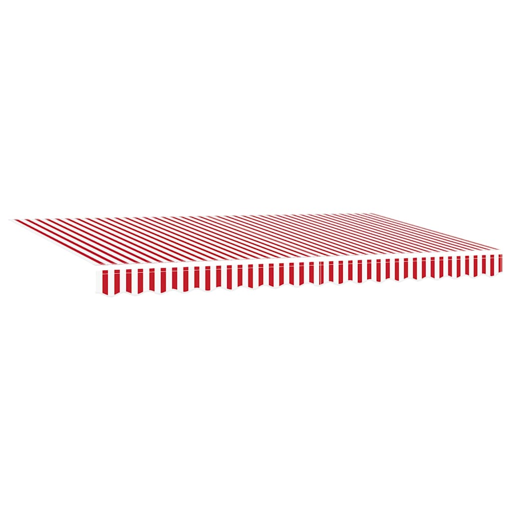 Einziehbare Markise Rot 400 x 200 cm Stoff