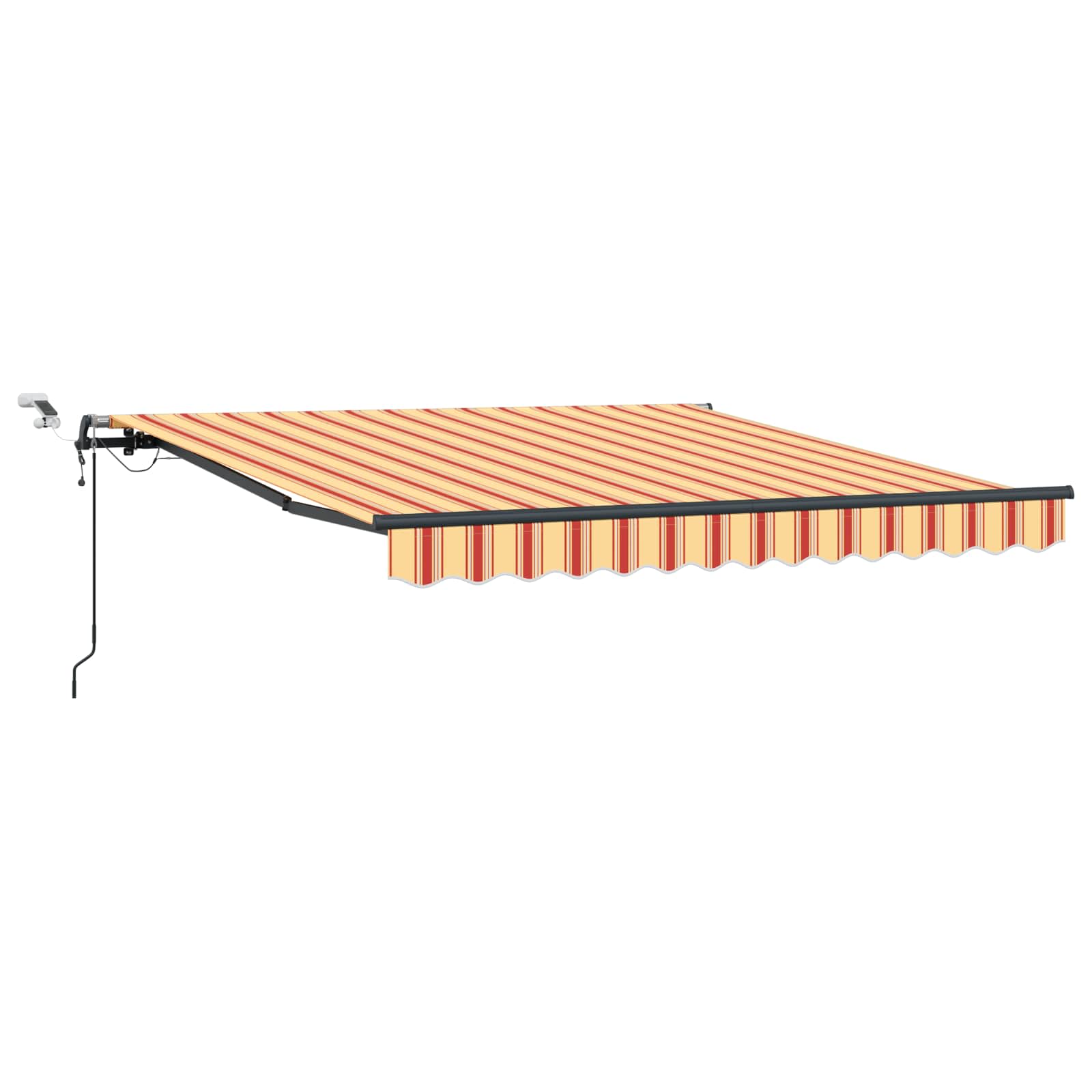 Markisenstoff Gelb und Orange 300 x 250 cm Polyester