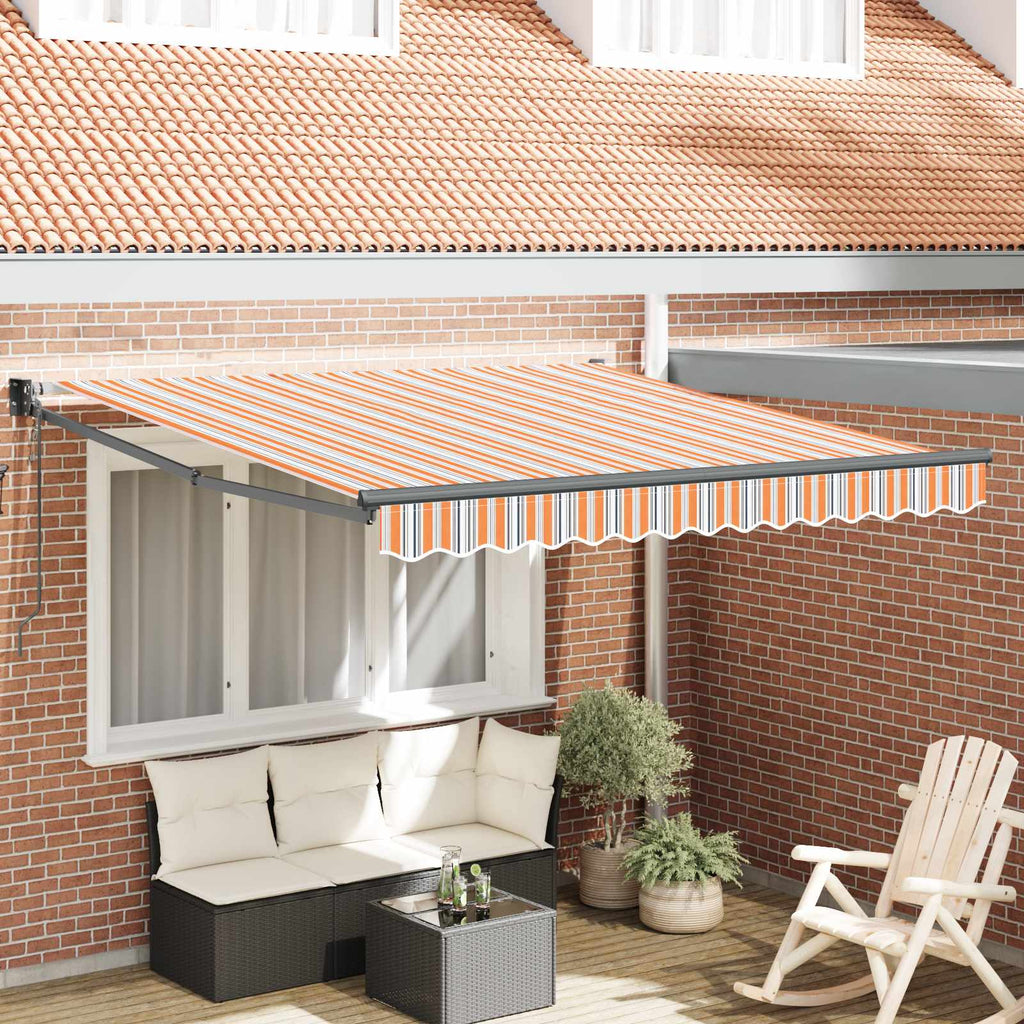 Markise Mehrfarbig 300 x 250 cm Polyester und Metall