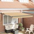 Ausziehbare Markise Mehrfarbig 300 x 250 x 165 cm