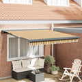 Ausziehbare Markise Mehrfarbig 300 x 250 x 165 cm