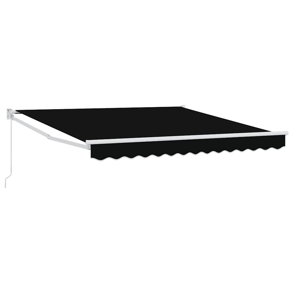 Ausziehbare Markise Schwarz 300 x 250 x 165 cm