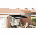 Markise Schwarz 300 x 250 x 165 cm Polyester und Metall