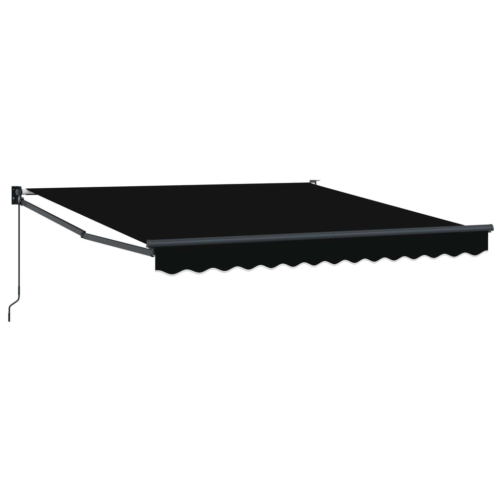 Ausziehbare Markise Schwarz 300 x 250 x 165 cm