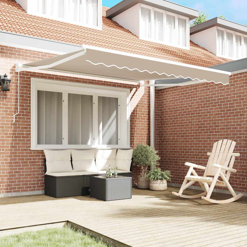 Ausziehbare Markise Beige 300 x 250 x 165 cm