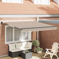 Ausziehbare Markise Beige 300 x 250 x 165 cm