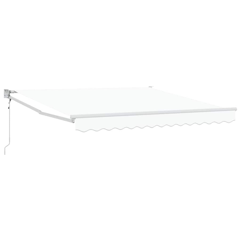 Markise Weiß 300 x 250 x 165 cm Polyester und Metall
