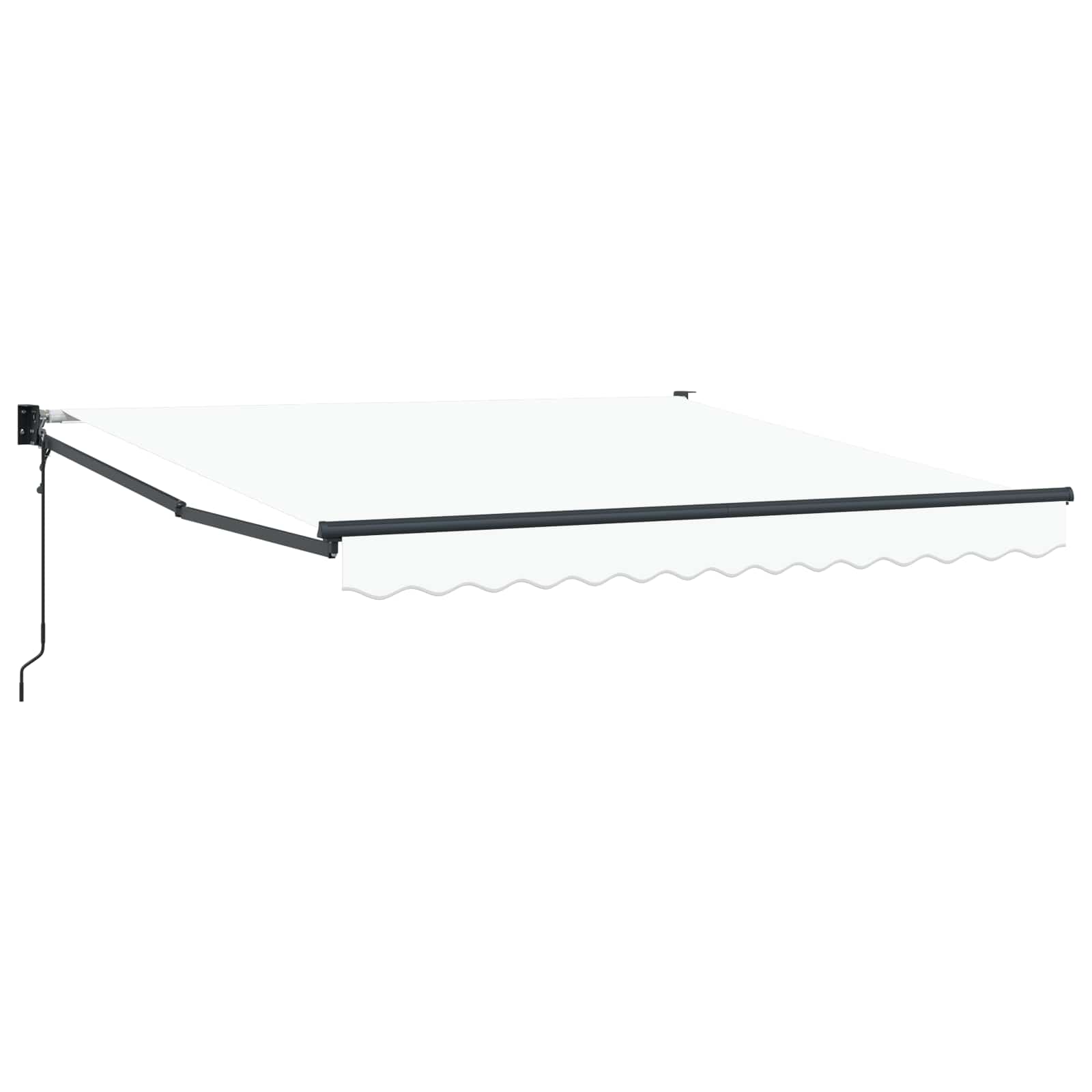 Markise Weiß 300 x 250 x 165 cm Polyester und Metall