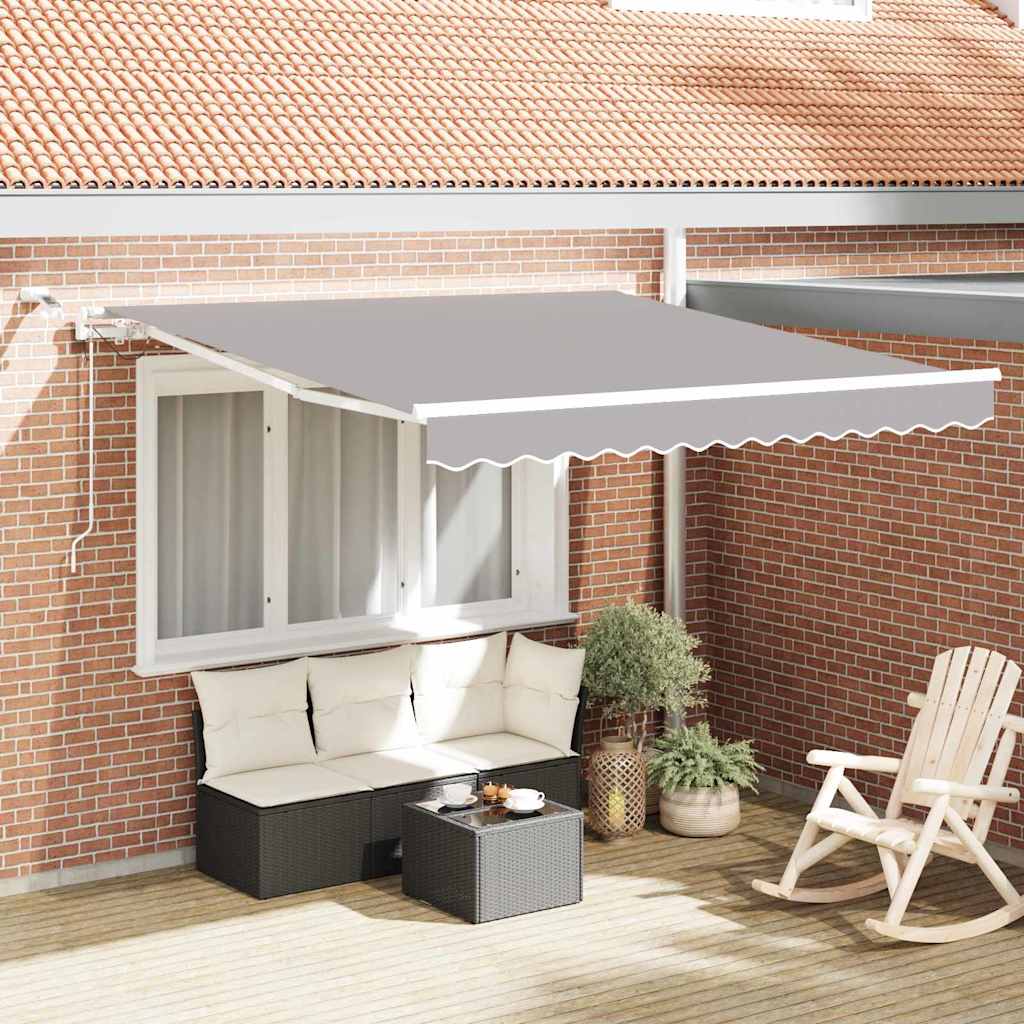 Markisenstoff Hellgrau 300 x 250 cm Polyester