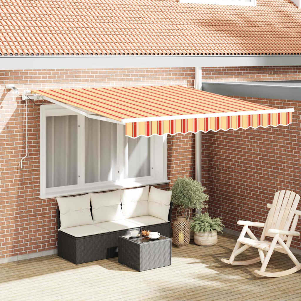 Markisenstoff Gelb und Orange 350 x 250 cm Polyester