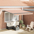 Markisenstoff Mehrfarbig 350 x 250 cm Polyester