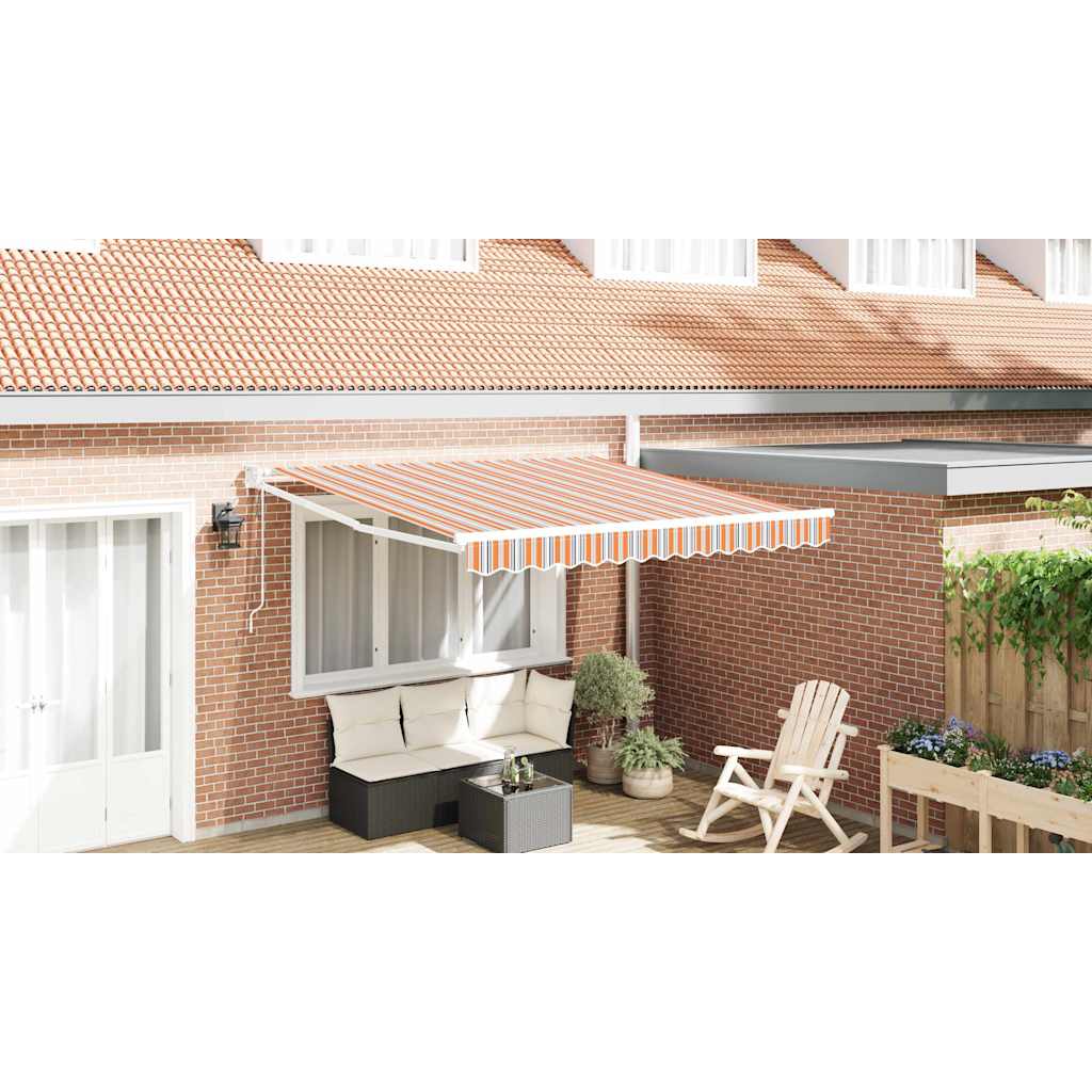 Markise Mehrfarbig 350 x 250 cm Polyester und Metall