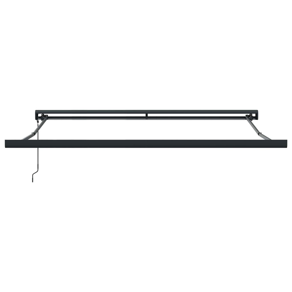 Ausziehbare Markise Mehrfarbig 350 x 250 cm Stoff und Metall