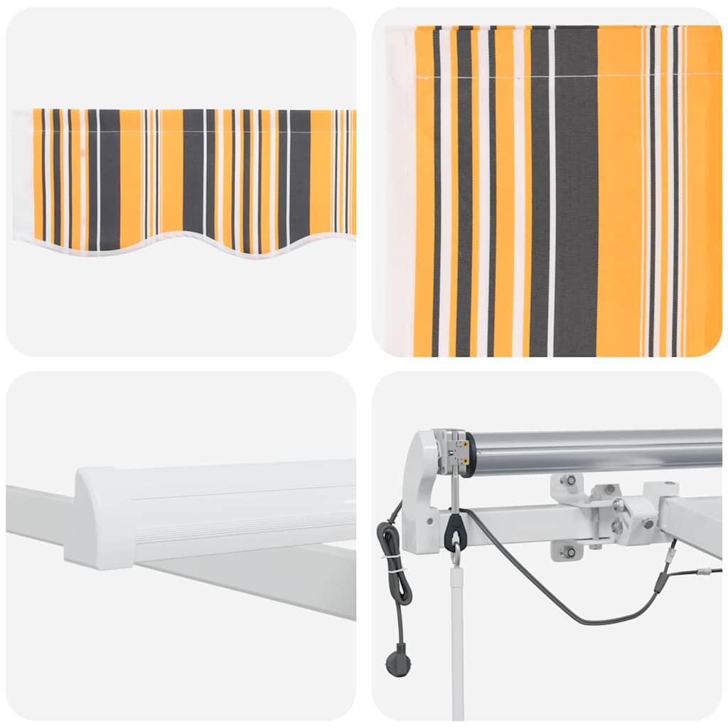 Markisenstoff Mehrfarbig 350 x 250 cm Polyester