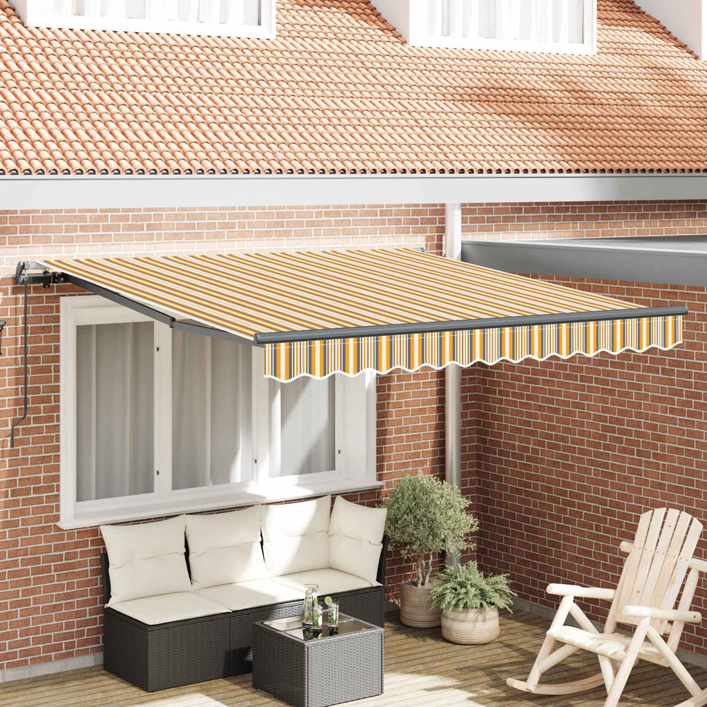 Ausziehbare Markise Mehrfarbig 350 x 250 cm