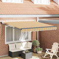 Markise Mehrfarbig 350 x 250 cm Polyester und Metall
