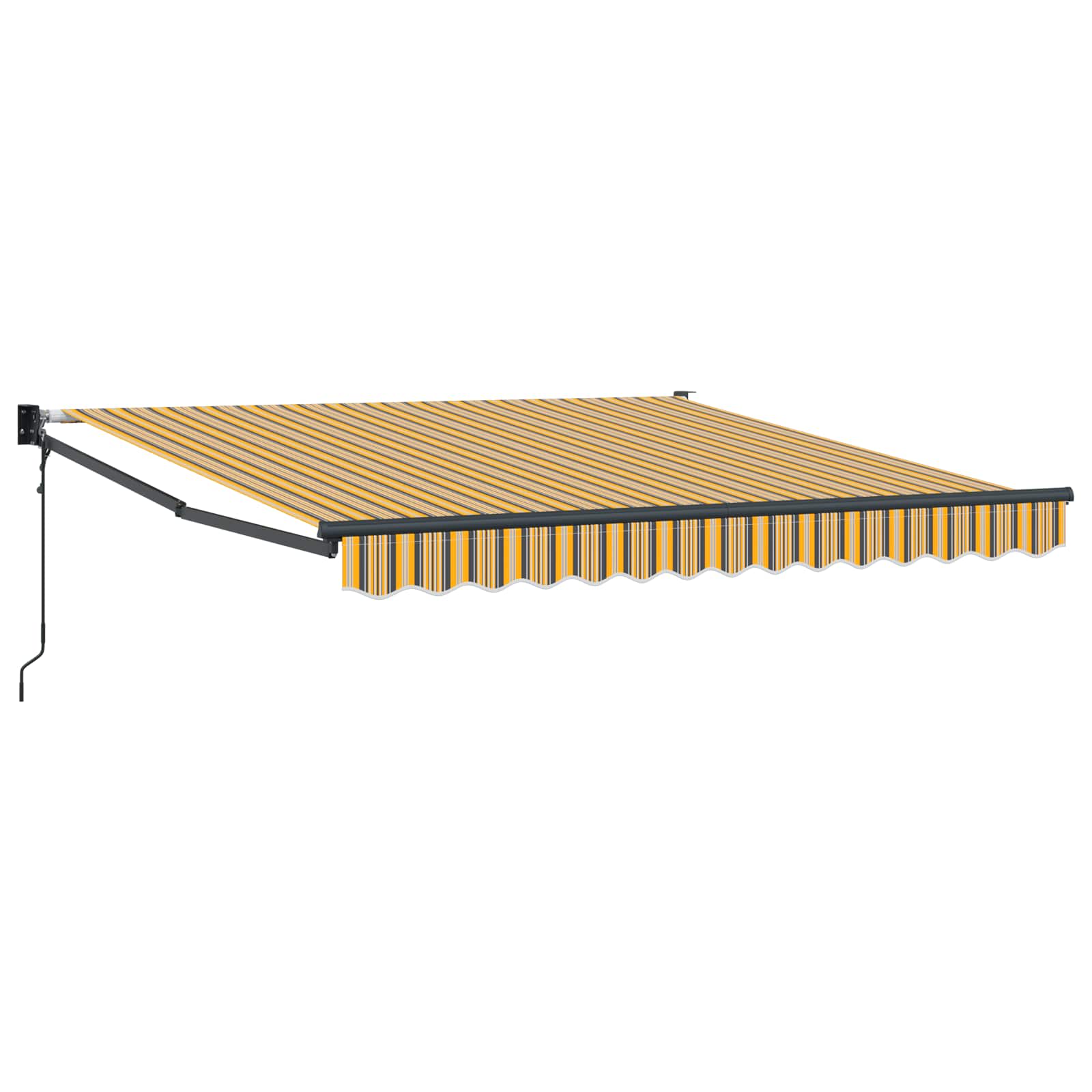 Markise Mehrfarbig 350 x 250 cm Polyester und Metall