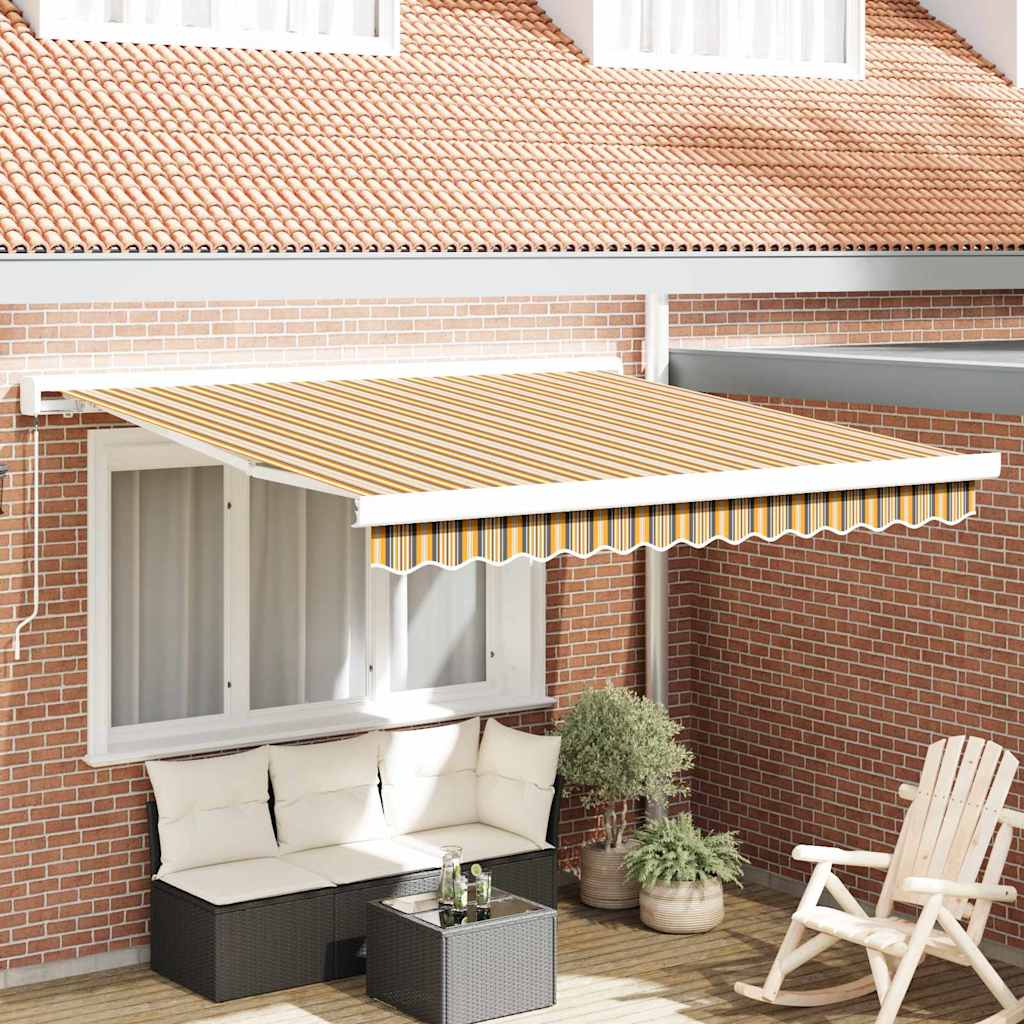 Ausziehbare Markise Mehrfarbig 350 x 250 cm