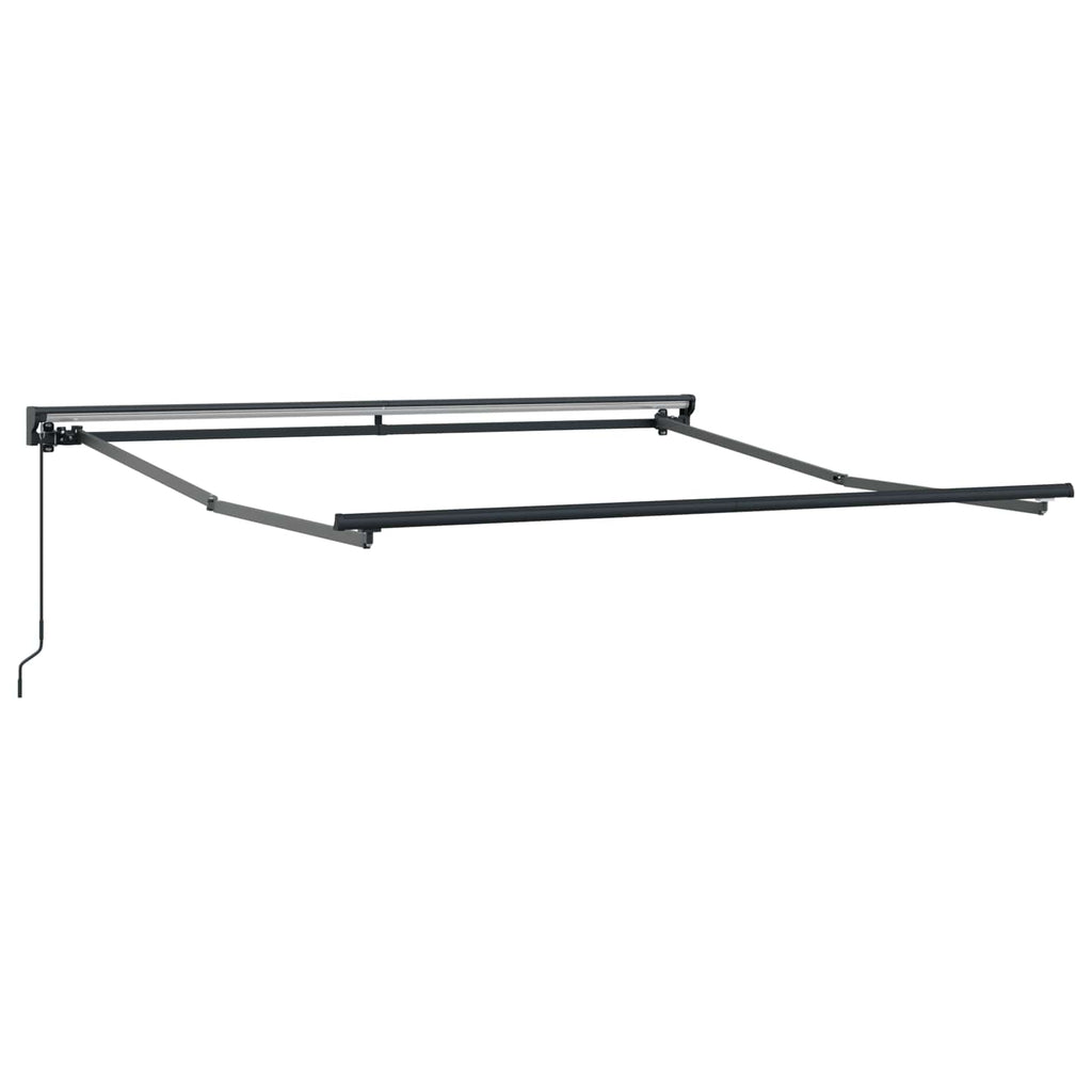 Markisenrahmen Gelb und Grau 350 x 250 cm