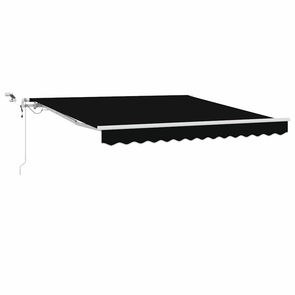 Markisenstoff Schwarz 350 x 250 cm Polyester