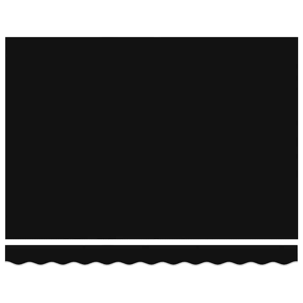 Markisenstoff Schwarz 350 x 250 cm Polyester