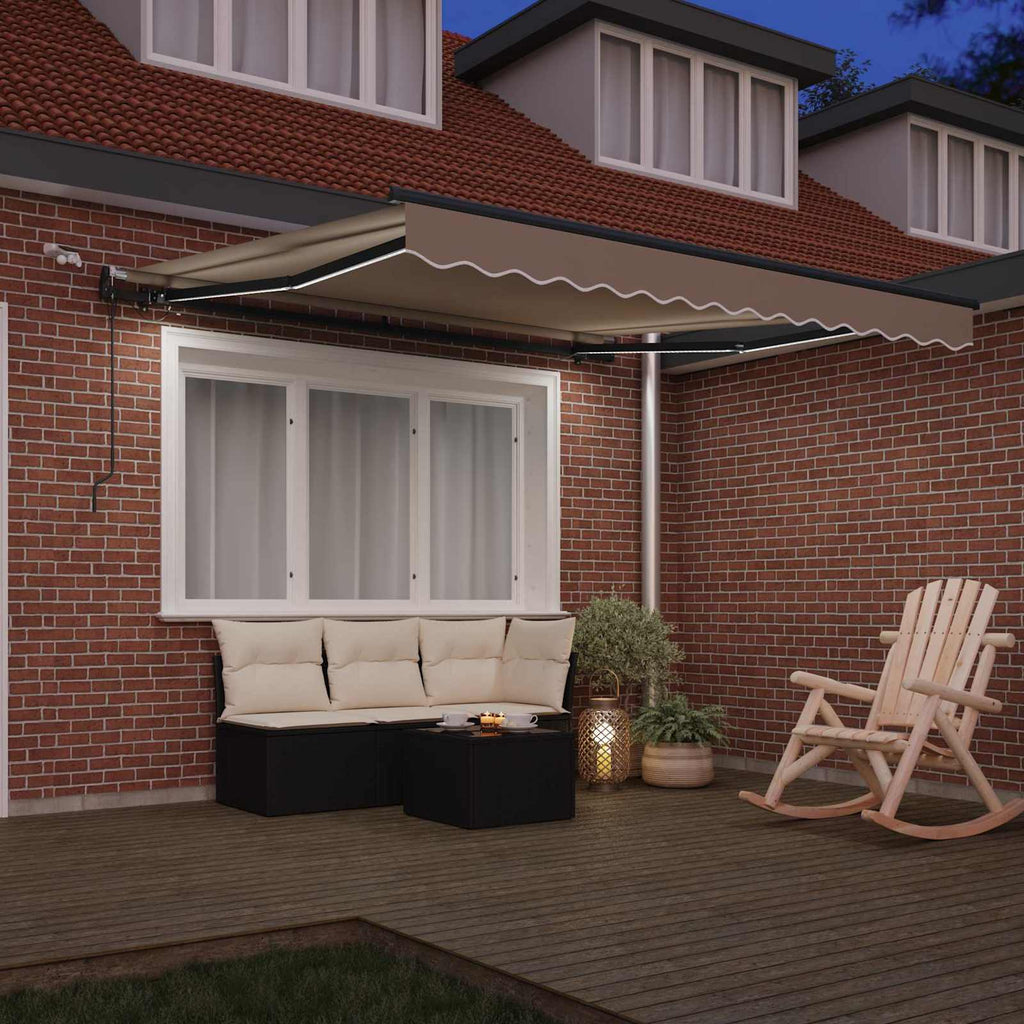 Markisenstoff Beige 350 x 250 cm Polyester