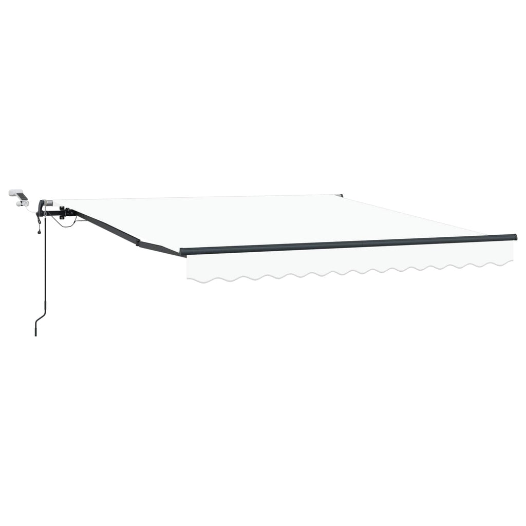 Markisenstoff Weiß 350 x 250 cm Polyester