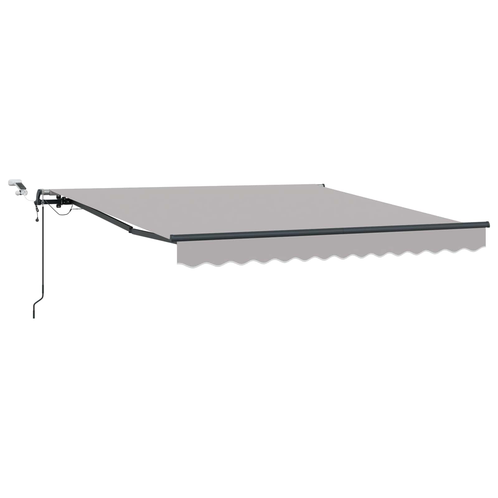 Markisenstoff Hellgrau 350 x 250 cm Polyester